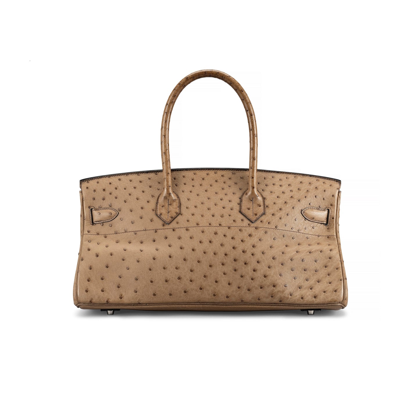 A MOUSSE OSTRICH JPG SHOULDER BIRKIN WITH PALLADIUM HARDWARE