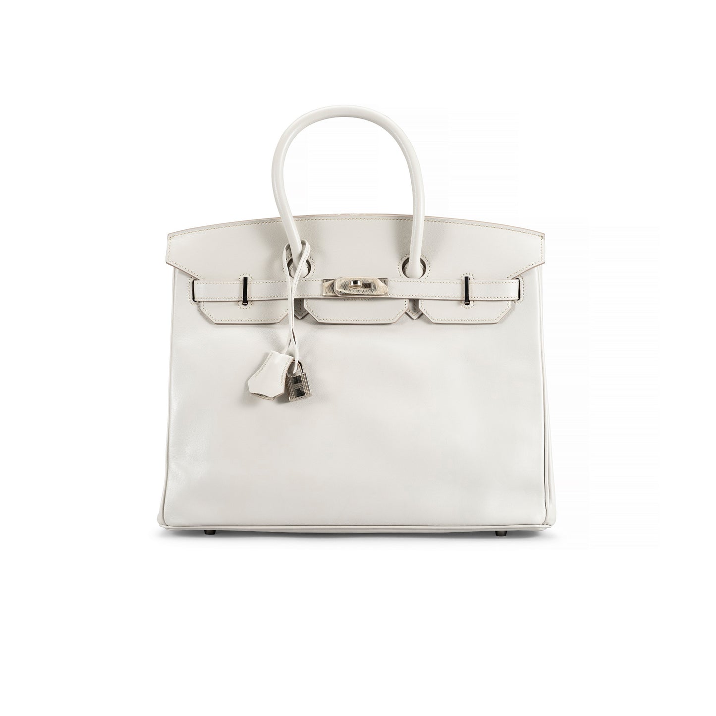 A BOX LEATHER BIRKIN 35 WITH PALLADIUM HARDWARE