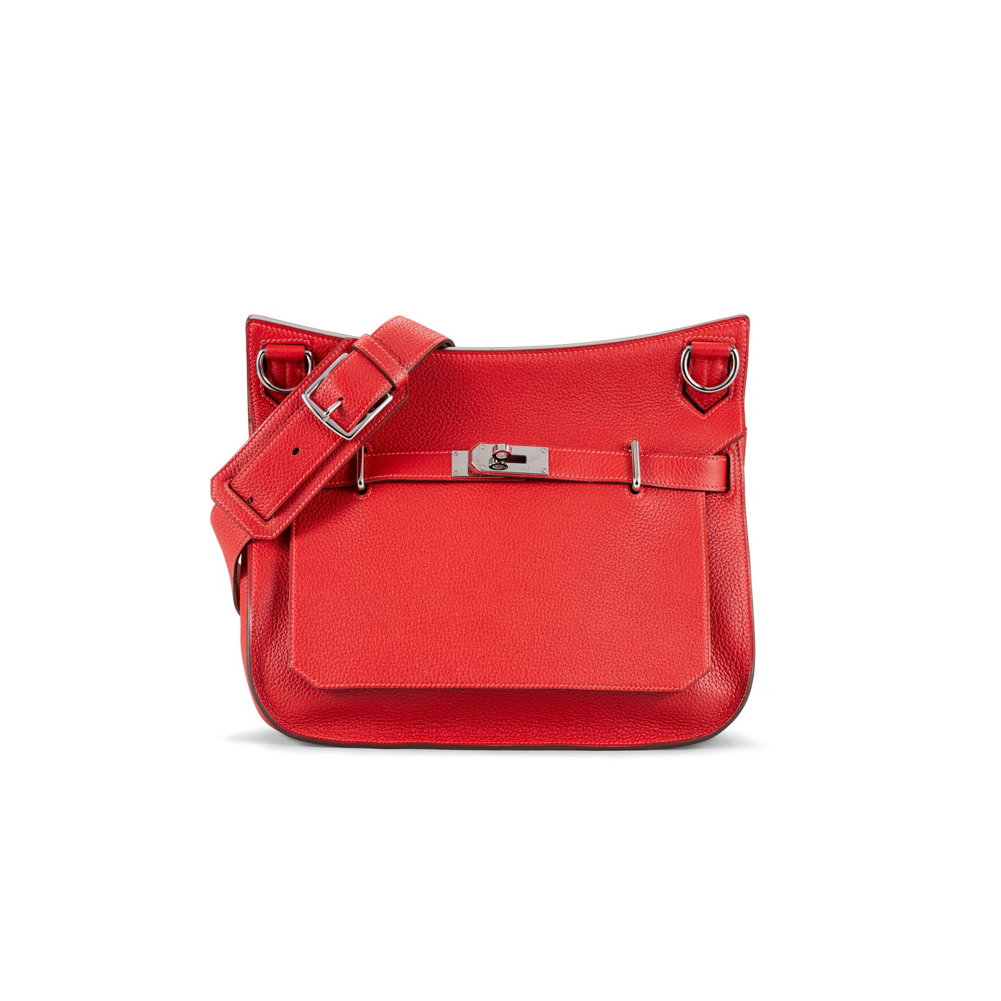 A ROUGE CASAQUE & ROSE JAIPUR CLÉMENCE LEATHER BI-COLOUR JYPSIÈRE 34 WITH PALLADIUM HARDWARE